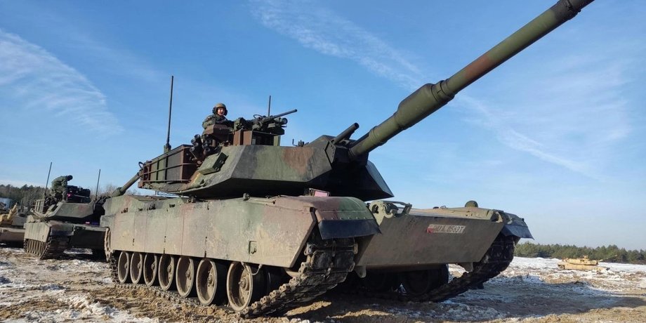 обкатка M1A1 FEP Abrams
