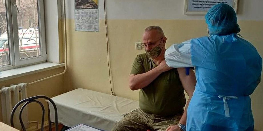 Руслан Хомчак, ВСУ, главнокомандующий, коронавирус, вакцинация,