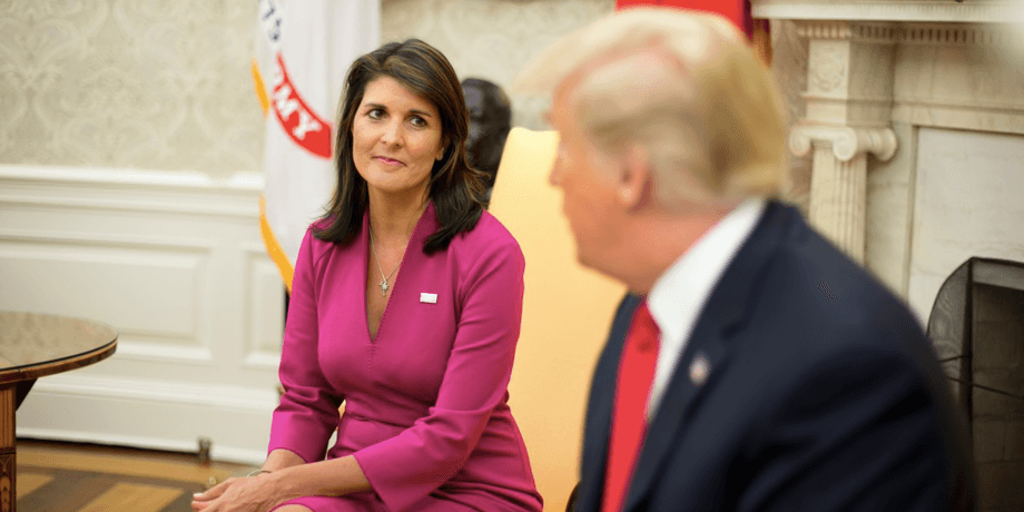 Никки Хейли, Дональд Трамп