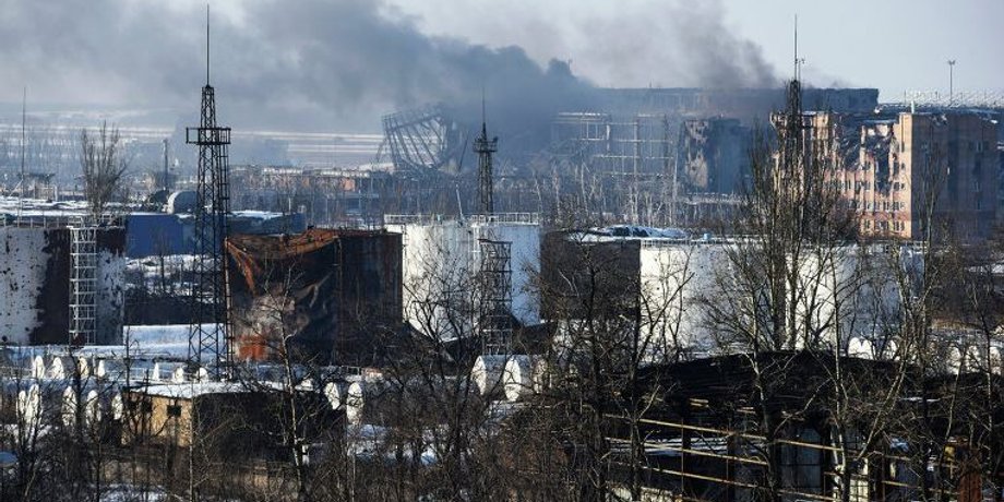 Вид на Донецкий аэропорт / Фото: "РИА Новости"