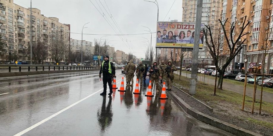 ДРГ, блокпост, Київ, Оболонь