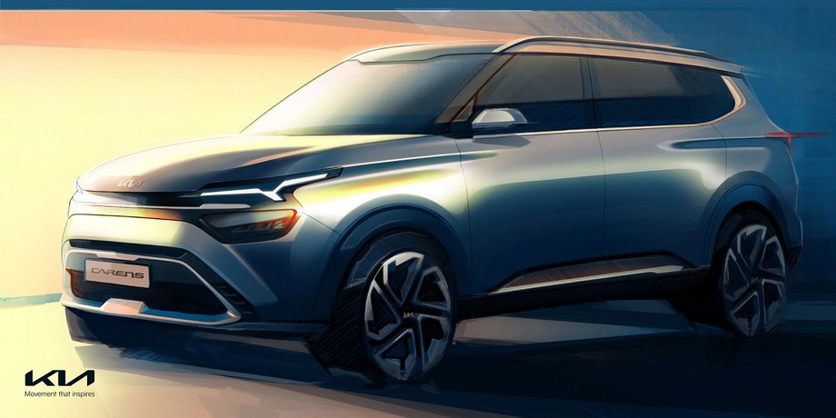 Kia Carens 2022, Kia Carens, новый Kia Carens, минивэн Kia