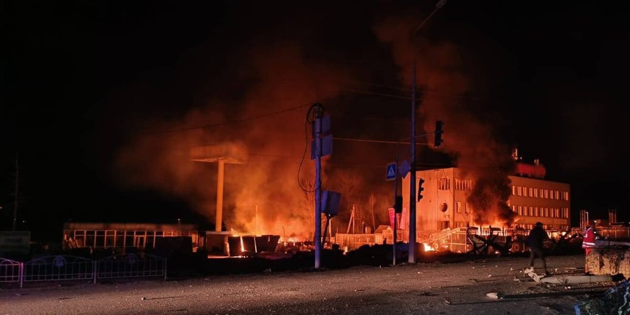 Харьков, взрыв, атака, БПЛА, фото