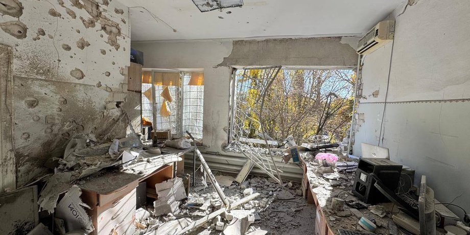 Удар ЗС РФ по лікарні в Херсоні
