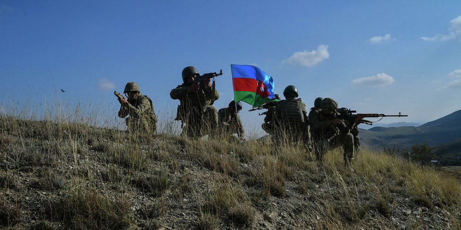 Военные, Азербайджан, фото