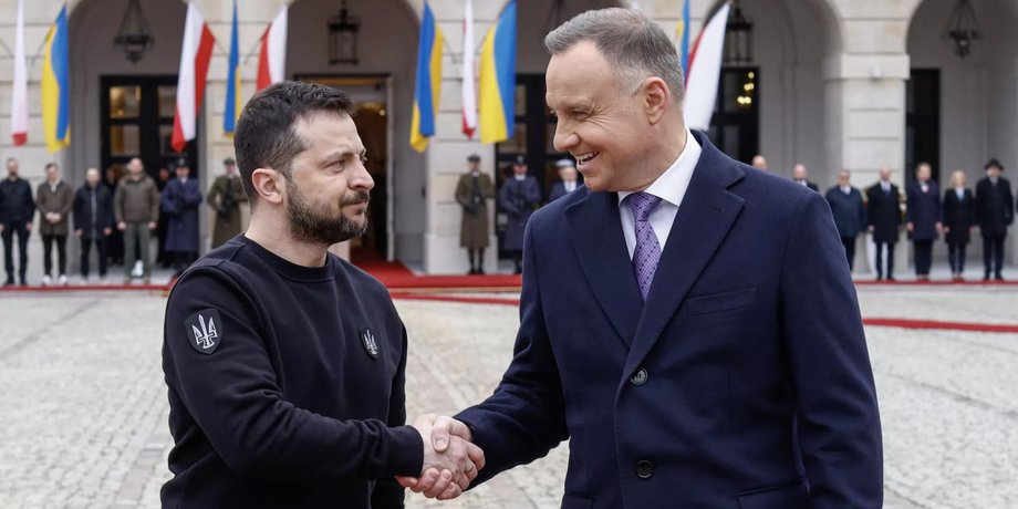 Анджей Дуда, Владимир Зеленский,  Польша, война в Украине