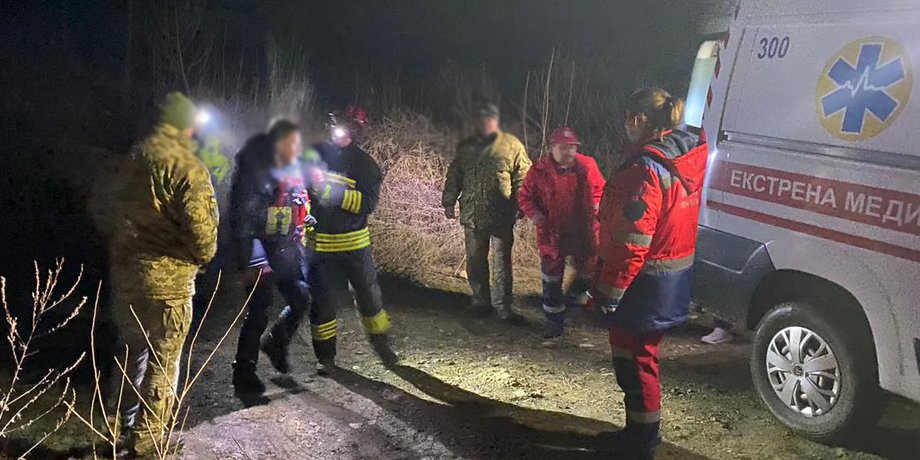 попытка пересечь границу, спасатели, ГСЧС, пограничники