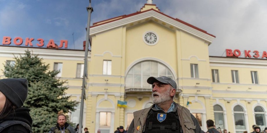вокзал Херсон потяг