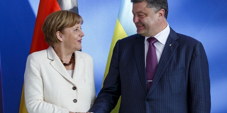 Ангела Меркель и Петр Порошенко / Фото: Getty Images