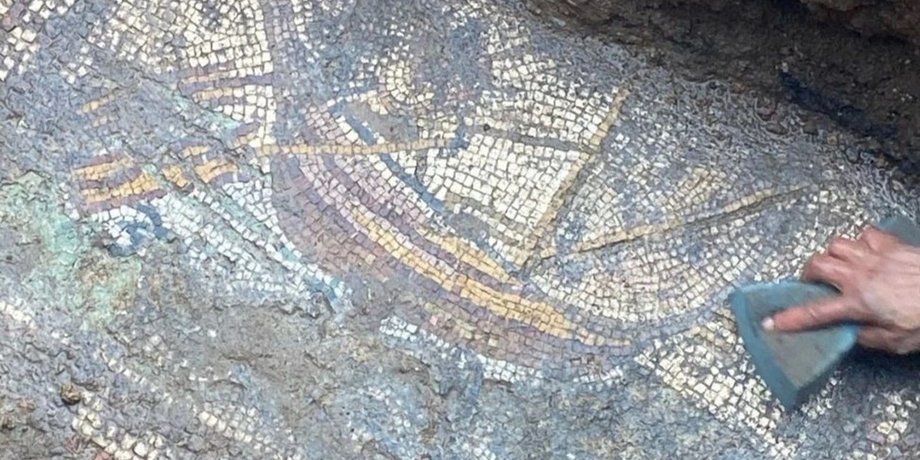 мозаика находка рисунок открытие археология