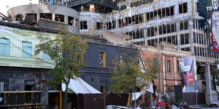 обстріл києва 10 жовтня, руйнування київ