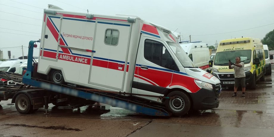 Mercedes-Benz Sprinter, швидка допомога, авто швидкої допомоги, карета швидкої допомоги, гуманітарна допомога