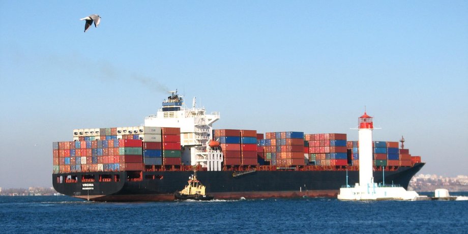 Контейнерные перевозки, морской порт, Одесса, морской коридор
