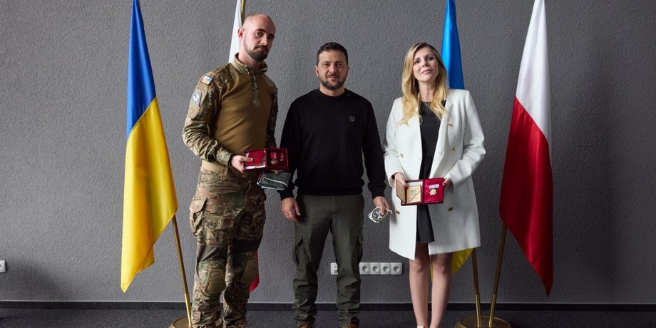 Володимир Зеленський у Польщі, Володимир Зеленський нагороди, Володимир Зеленський нагороди, Володимир Зеленський візит, Володимир Зеленський фото