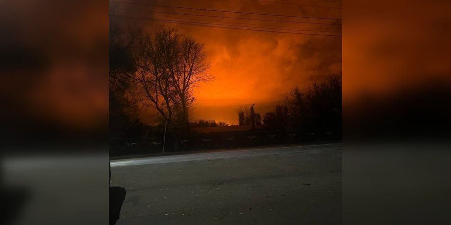 фото пожежі на аеродромі "Борисоглєбськ" РФ 15 жовтня