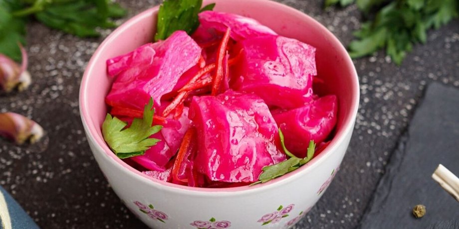 капуста пелюстка, капуста с буряком, рецепты из капусты, простой рецепт из капусты