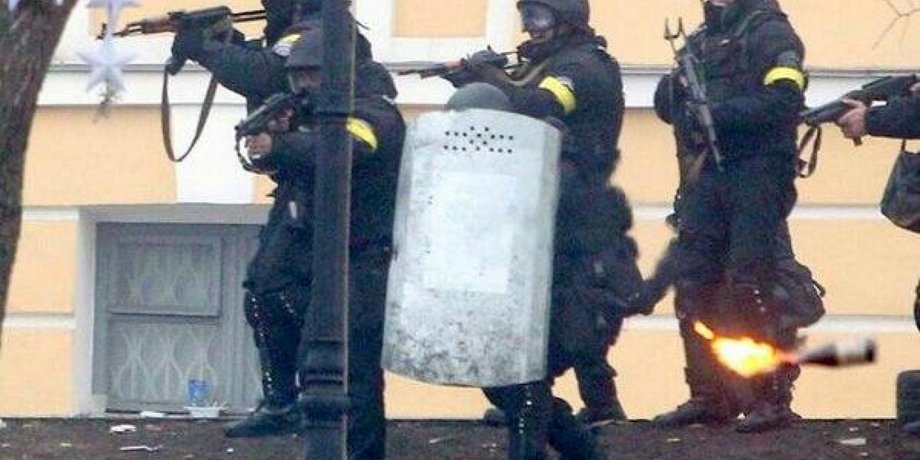 Спецназ, стрелявший по активистам Евромайдана / Фото: Youtube
