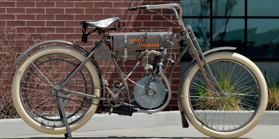 Harley-Davidson Strap Tank, Harley-Davidson 1908, Harley-Davidson, самый дорогой мотоцикл