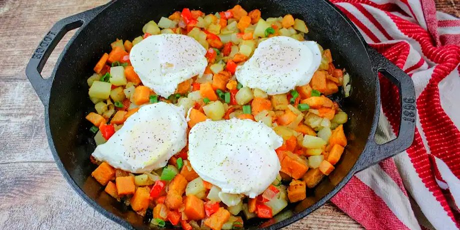 Картопляний хеш, батат, картопля, рецепт