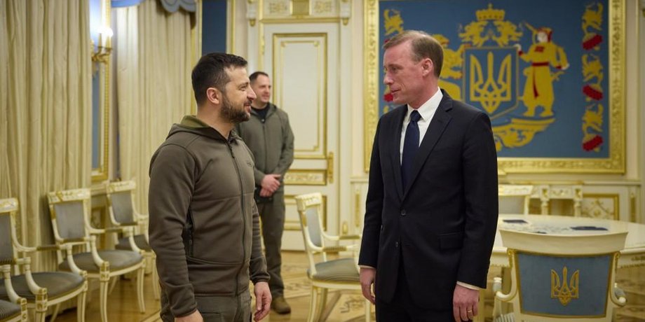 Владимир Зеленский и Джейк Салливан
