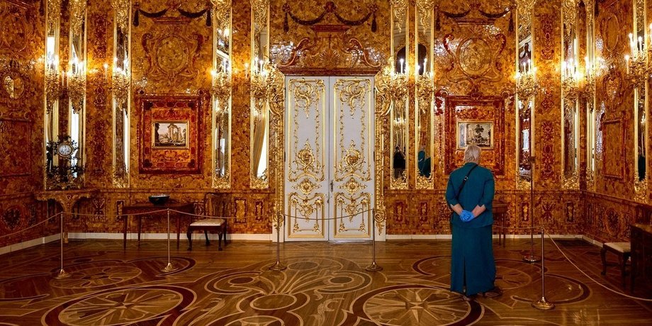 янтарная комната, Екатерининский дворец
