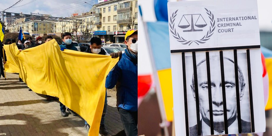 Митинг в Монголии, Путин в Монголии, визит Путина в Монголию, Путин Улан-Батор, Путин митинг протеста Монголия