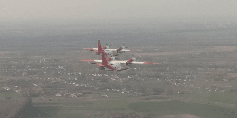 Ан-32П, пожары в Турции