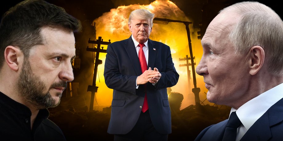 Владимир Зеленский, Дональд Трамп и Владимир Путин