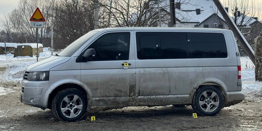 Наслідки стрілянини по авто ТЦК