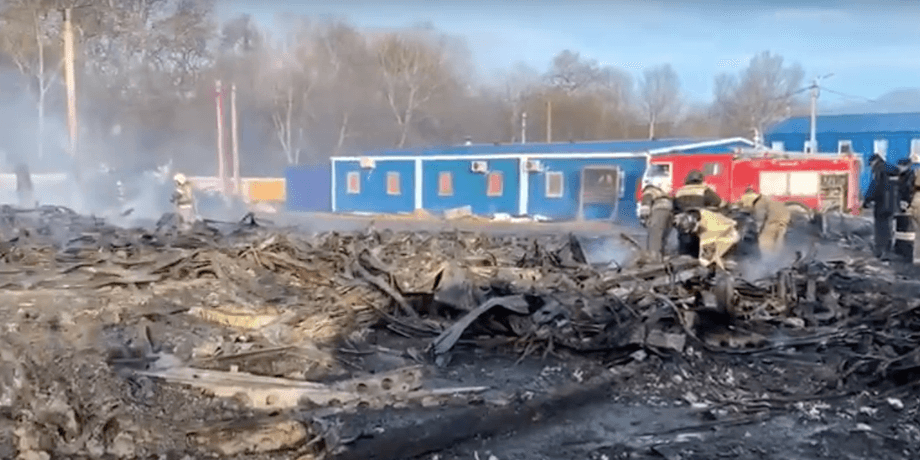 Наслідки пожежі у Севастополі