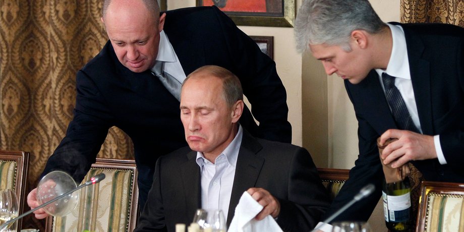 Владимир Путин Евгений Пригожин