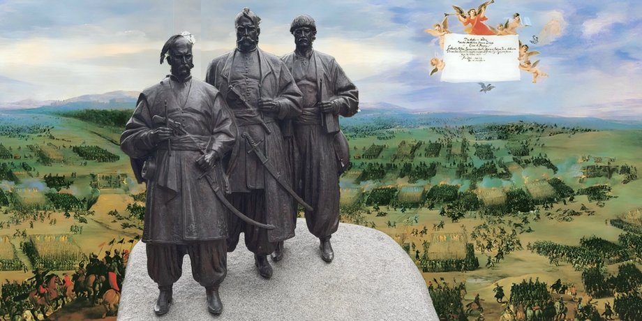 казаки, памятник, Вена