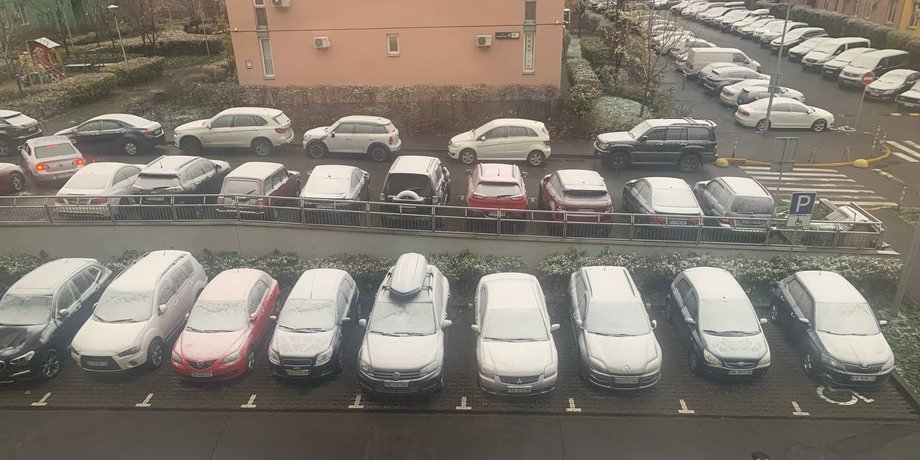 снег в киеве