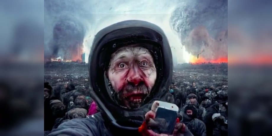 человек на фоне ядерного взрыва, ядерный взрыв фото, конец света, взрыв гриб