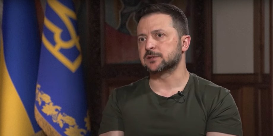 Президент Украины Владимир Зеленский, Зеленский о наступлении на Харьков, Зеленский перемирие, Зеленский олимпийские переговоры, Зеленский интервью AFP, Зеленский интервью AFP
