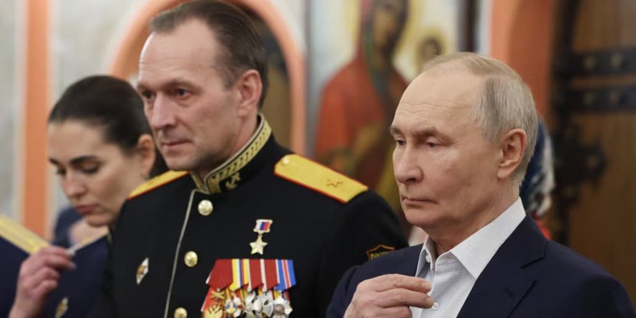 Владимир Путин отпраздновал Рождество в окружении офицеров российской военной разведки,