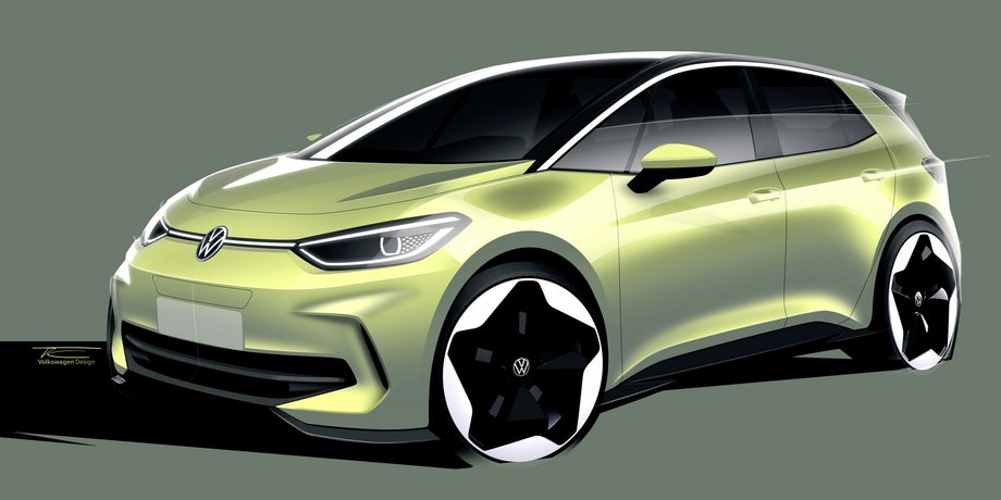 Электромобиль Volkswagen ID.3, Электромобиль Volkswagen, Volkswagen ID.3, Volkswagen ID.3 2023, новый Volkswagen ID.3