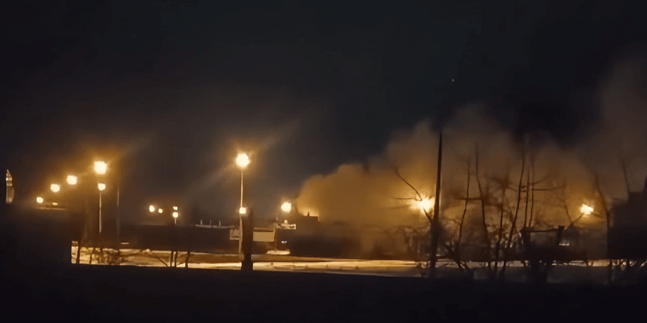 Дроны атаковали спиртзавод