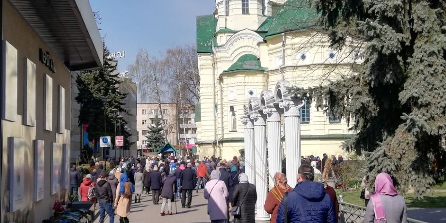 Богослужение УПЦ МП в Ровно / Фото: charivne.info