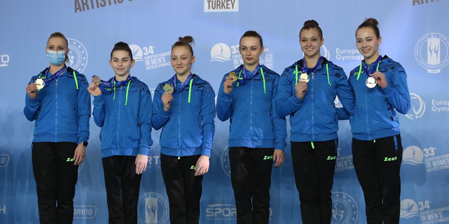 украина, спорт, гимнастика, золото, чемпионат европы