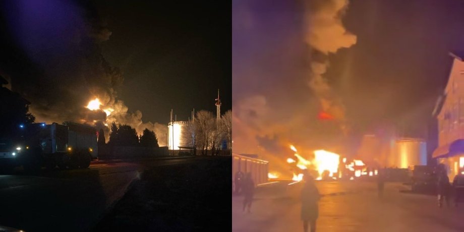Лабинск пожар дроны