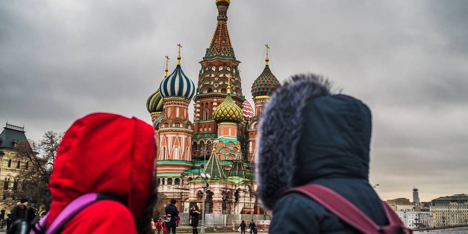 туристи з Індії в Москві