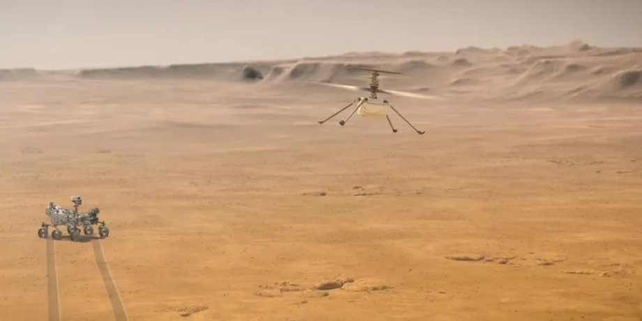 Марс, Вертоліт, NASA, Ingenuity, Perseverance