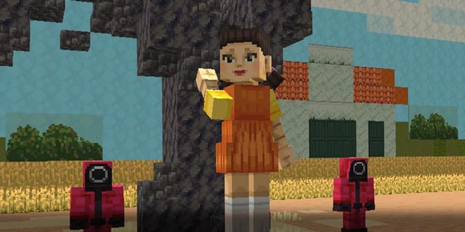 SquidCraft Games у Minecraft, гра в кальмара