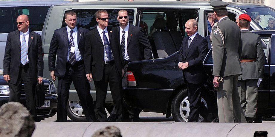 Владими Путин, охранники Путина