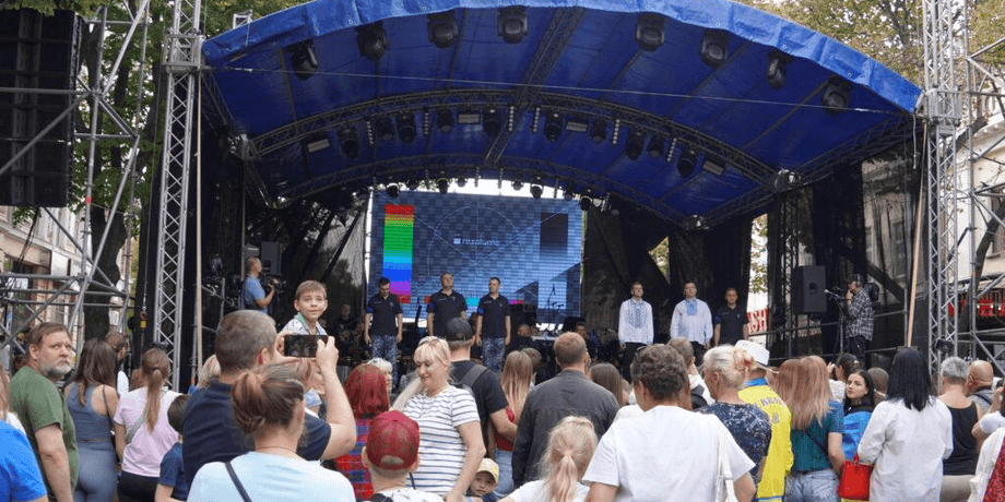 толпа, концерт, праздник, одесса