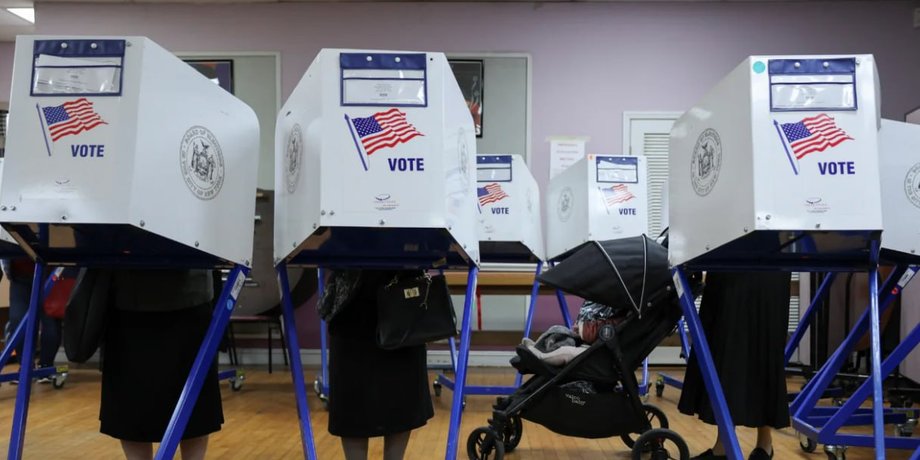 Выборы в США, избирательные участки в США, голосование на выборах в США