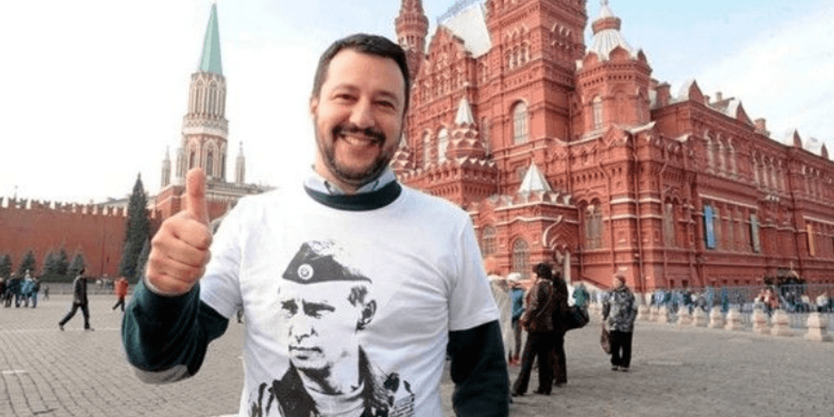 агенты влияния Кремля, пятая колонна ФСБ, вице-премьер Италии, Маттео Сальвини