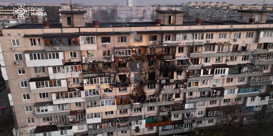 Наслідки удару по Києву 14 листопада