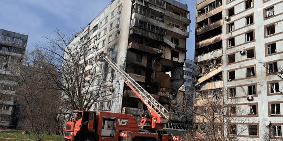 Запорожье, обстрел, жилой дом, разрушения, последствия, война в Украине, атака ВС РФ
